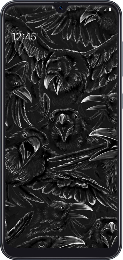 TPU чехол Воронья ярость для Samsung Galaxy A50 2019 A505F - 6474b-1668 изображение 