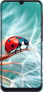 3D пластиковый матовый чехол Божья коровка для Samsung Galaxy A30s A307F - 6049m-1804 изображение 