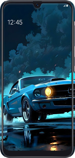 3D пластиковый матовый чехол Форд мустанг для Samsung Galaxy A50 2019 A505F - 6374m-1668 изображение 