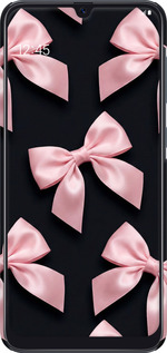 3D пластиковый матовый чехол Coquette Ribbons Dark Coquette для Samsung Galaxy A50 2019 A505F - 6767m-1668 изображение 