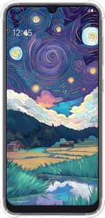 Силіконовий протиударний с посиленими кутами чехол Креативний арт для Samsung Galaxy A50 2019 A505F - 6322sp-1668 изображение 