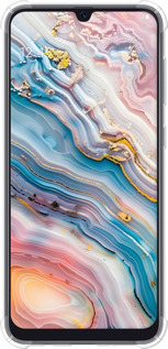 Силикон с усиленными углами чехол Мрамор красивый для Samsung Galaxy A30s A307F - 6376sp-1804 изображение 