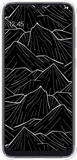 Силикон с усиленными углами чехол С изображением Темных гор для Samsung Galaxy A30s A307F - 6489sp-1804 изображение 