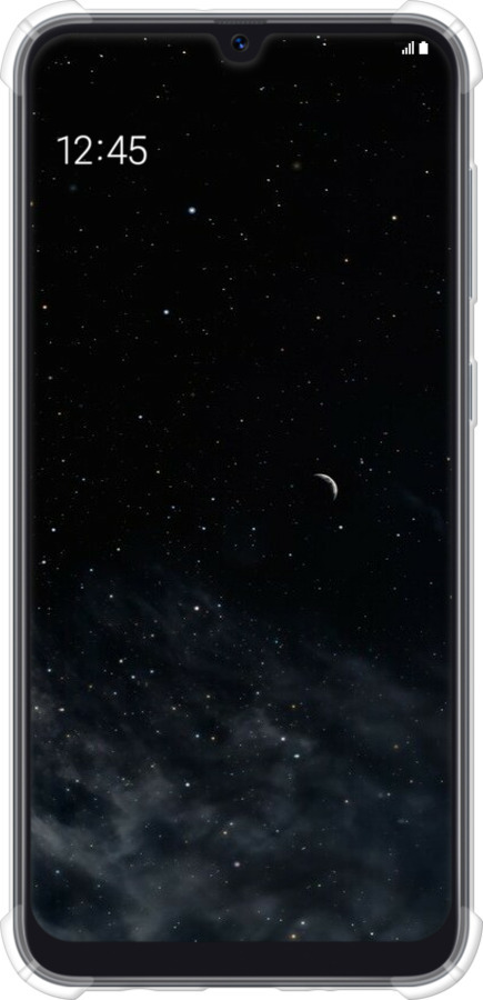 Силикон с усиленными углами чехол Ночное небо для Samsung Galaxy A30s A307F - 6451sp-1804 изображение 