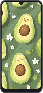 2D пластиковый чехол Авокадо для Samsung Galaxy A50 2019 A505F - 6380t-1668 изображение 