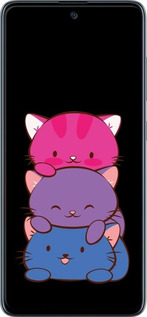 TPU чехол Милые кошки для Samsung Galaxy A51 2020 A515F - 6518b-1827 изображение 