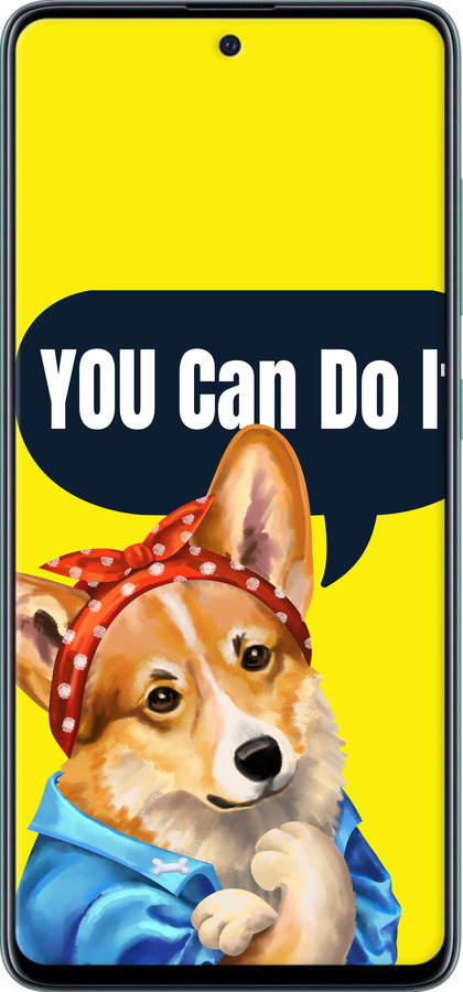 TPU чехол чехол с корги You Can Do It для Samsung Galaxy A51 2020 A515F - 6184b-1827 изображение 
