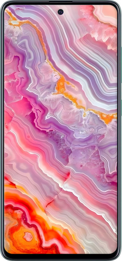 TPU чехол Мрамор 2 для Samsung Galaxy A51 2020 A515F - 6307b-1827 изображение 