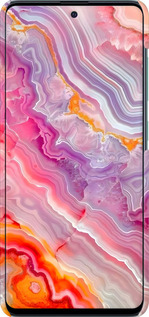 3D пластиковый матовый чехол Мрамор 2 для Samsung Galaxy A51 2020 A515F - 6307m-1827 изображение 