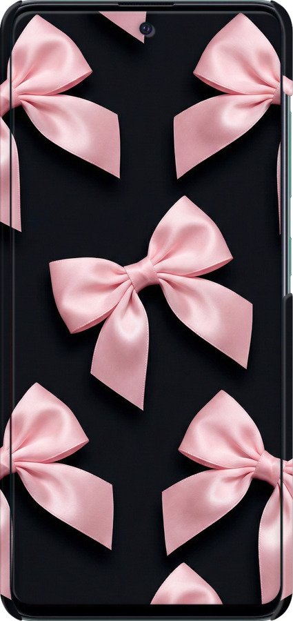 3D пластиковий матовий чехол Coquette Ribbons Dark Coquette для Samsung Galaxy A51 2020 A515F - 6767m-1827 изображение 
