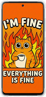 Силіконовий протиударний с посиленими кутами чехол Funny Cat для Samsung Galaxy A51 2020 A515F - 6786sp-1827 изображение 