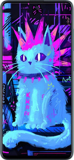 2D пластиковий чехол Кіт панк для Samsung Galaxy A51 2020 A515F - 6311t-1827 изображение 