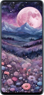 Силіконовий чехол Ніч місяць арт для Samsung Galaxy A51 2020 A515F - 6319u-1827 изображение 