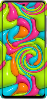 3D пластиковый матовый чехол Y2K Jelly Dream для Samsung Galaxy A52 - 6780m-2251 изображение 