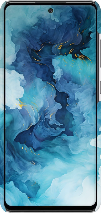 3D пластиковый матовый чехол Акварель для Samsung Galaxy A52s 5G A528B - 6320m-2583 изображение 