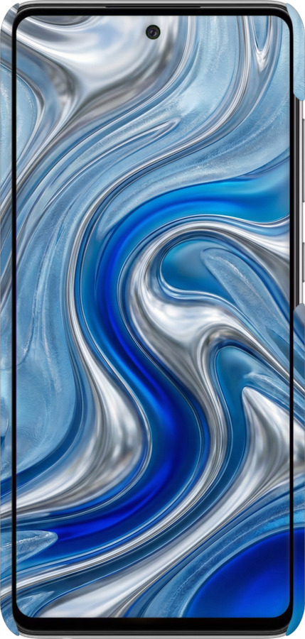 3D пластиковий матовий чехол Liquid Chrome для Samsung Galaxy A52s 5G A528B - 6781m-2583 изображение 