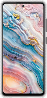 Чохол Bumper чехол Мрамор красивый для Samsung Galaxy A52s 5G A528B - 6376pc-2583 изображение 