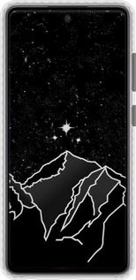 Чехол Bumper чехол Минималистический горный пейзаж для Samsung Galaxy A52s 5G A528B - 6438pc-2583 изображение 