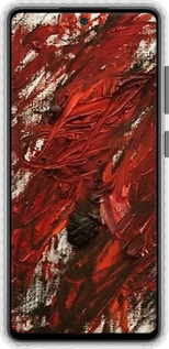 Чохол Bumper чехол Абстрактна композиція в червоних тонах для Samsung Galaxy A52s 5G A528B - 6541pc-2583 изображение 