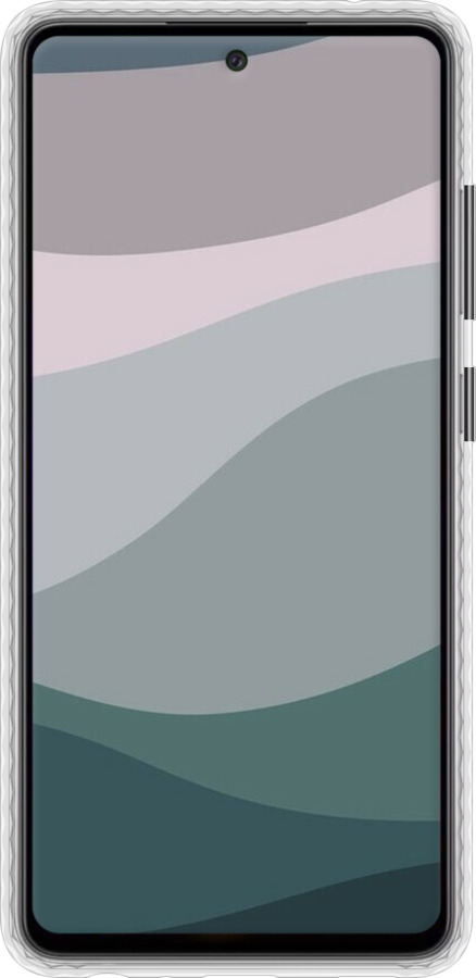 Чохол Bumper чехол З фіолетовим та бірюзовим ретро-стилем та хвилями для Samsung Galaxy A52s 5G A528B - 6533pc-2583 изображение 