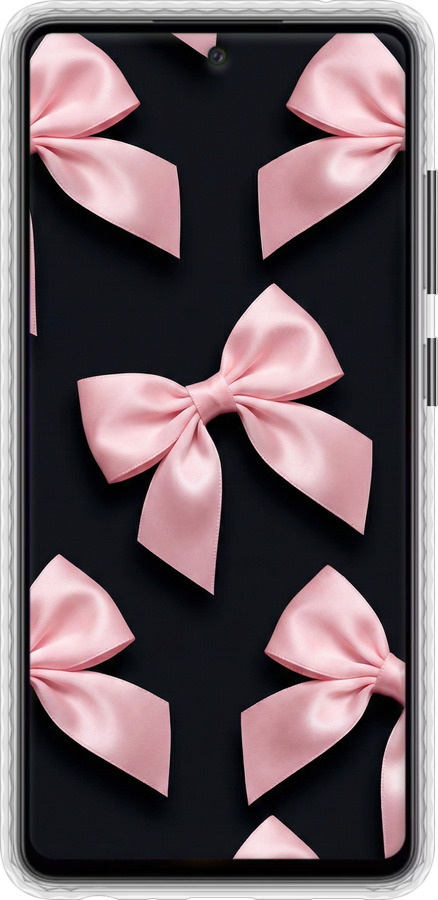 Чохол Bumper чехол Coquette Ribbons Dark Coquette для Samsung Galaxy A52s 5G A528B - 6767pc-2583 изображение 
