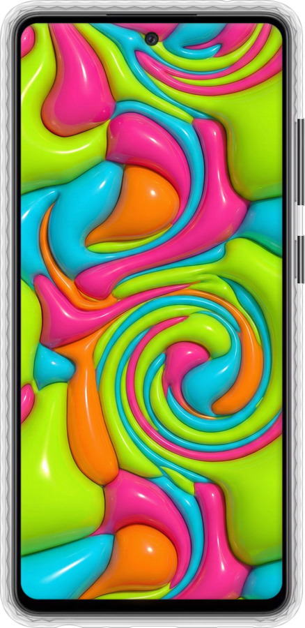 Чехол Bumper чехол Y2K Jelly Dream для Samsung Galaxy A52s 5G A528B - 6780pc-2583 изображение 