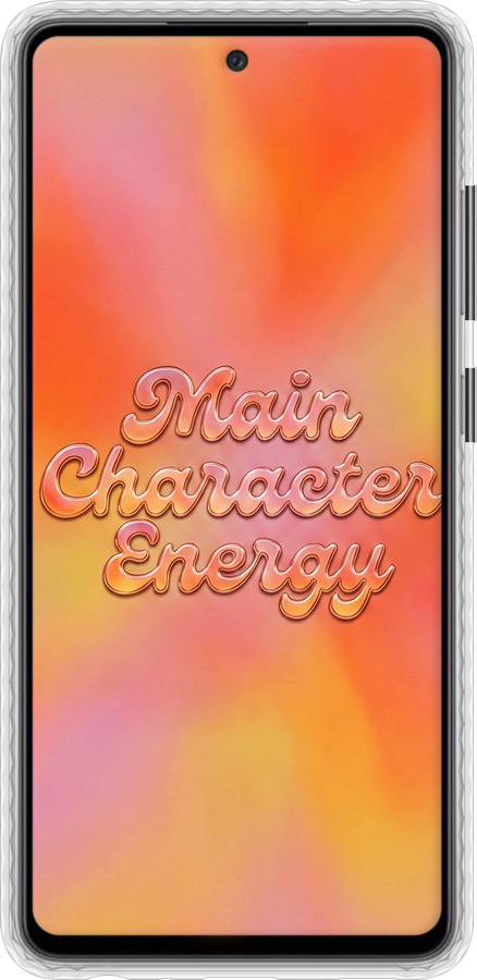 Чехол Bumper чехол Aura Gradient Main Character Energy Aesthetic Y2K для Samsung Galaxy A52s 5G A528B - 6783pc-2583 изображение 