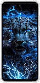 Силіконовий протиударний с посиленими кутами чехол Крижаний леопард для Samsung Galaxy A52s 5G A528B - 6460sp-2583 изображение 