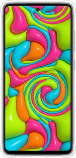 Силіконовий протиударний с посиленими кутами чехол Y2K Jelly Dream для Samsung Galaxy A52 - 6780sp-2251 изображение 