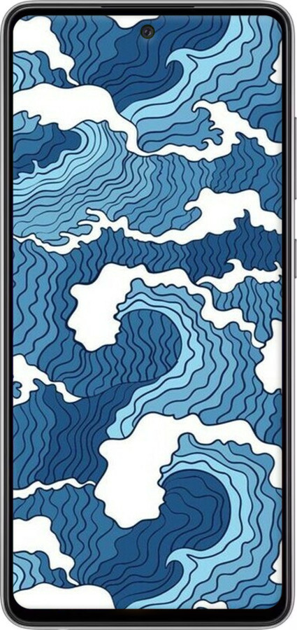 2D пластиковый чехол Абстрактный рисунок морских волн для Samsung Galaxy A52s 5G A528B - 6538t-2583 изображение 