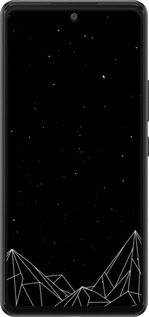 TPU чехол Чорно білі абстрактні гори для Samsung Galaxy A53 A536E - 6437b-2585 изображение 