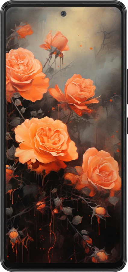TPU чехол Оранжевые розы для Samsung Galaxy A53 A536E - 5944b-2585 изображение 