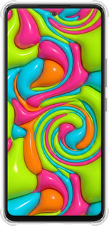 Силіконовий протиударний с посиленими кутами чехол Y2K Jelly Dream для Samsung Galaxy A53 A536E - 6780sp-2585 изображение 