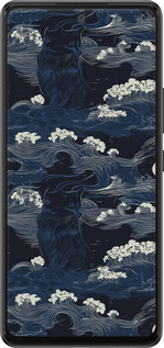 Силиконовый чехол Морская тематика в стиле арт-деко для Samsung Galaxy A53 A536E - 6520u-2585 изображение 