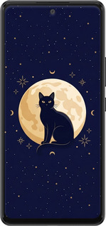 Силиконовый чехол Cute Cat Celestial/Witchy для Samsung Galaxy A53 A536E - 6787u-2585 изображение 