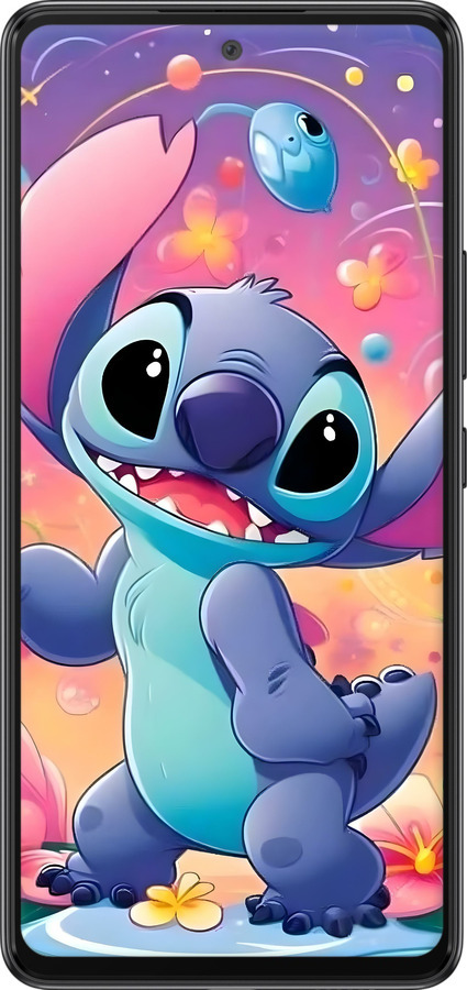 Силиконовый чехол Стич 2 для Samsung Galaxy A53 A536E - 6371u-2585 изображение 