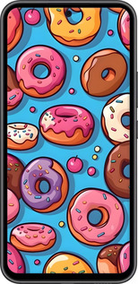 TPU чехол Пончики для Samsung Galaxy A54 A546E - 6318b-2935 изображение 