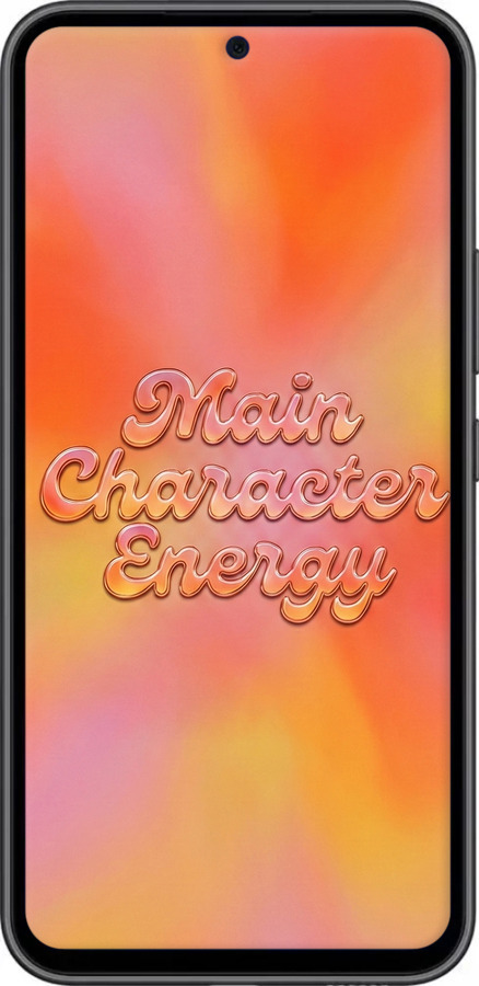 TPU чехол Aura Gradient Main Character Energy Aesthetic Y2K для Samsung Galaxy A54 A546E - 6783b-2935 изображение 
