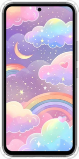 Силикон с усиленными углами чехол Облака и радуга для Samsung Galaxy A54 A546E - 6312sp-2935 изображение 