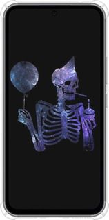Силикон с усиленными углами чехол Скелетное искусство для Samsung Galaxy A54 A546E - 6536sp-2935 изображение 