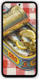 Силіконовий протиударний с посиленими кутами чехол Vintage Sardine Tin Phone для Samsung Galaxy A54 A546E - 6772sp-2935 изображение 