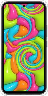 Силикон с усиленными углами чехол Y2K Jelly Dream для Samsung Galaxy A54 A546E - 6780sp-2935 изображение 