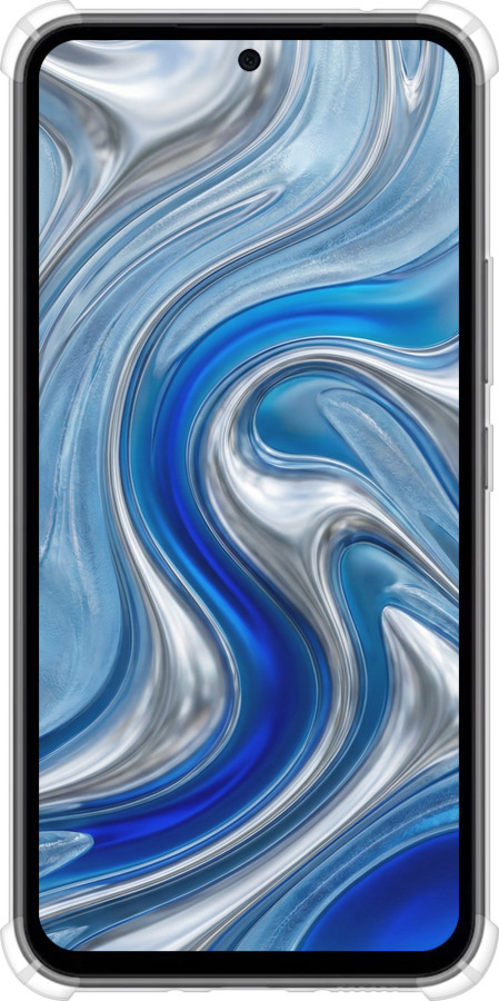 Силикон с усиленными углами чехол Liquid Chrome для Samsung Galaxy A54 A546E - 6781sp-2935 изображение 