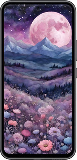 Силіконовий чехол Ніч місяць арт для Samsung Galaxy A54 A546E - 6319u-2935 изображение 