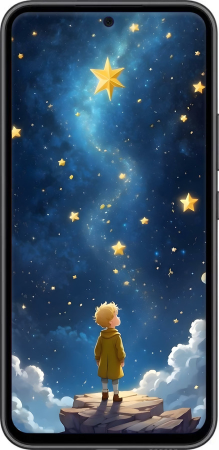 Силиконовый чехол Маленький принц для Samsung Galaxy A54 A546E - 6326u-2935 изображение 