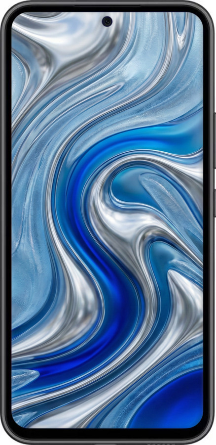 Силиконовый чехол Liquid Chrome для Samsung Galaxy A54 A546E - 6781u-2935 изображение 