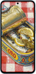 TPU чехол Vintage Sardine Tin Phone для Samsung Galaxy A55 - 6772b-3617 изображение 