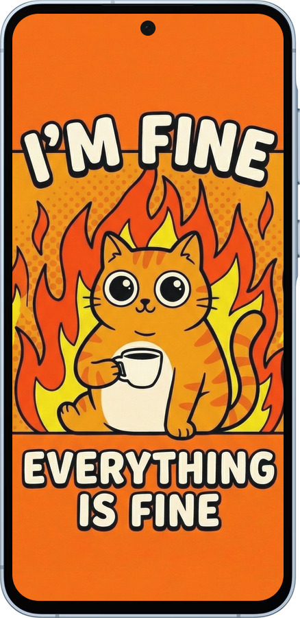 TPU чехол Funny Cat для Samsung Galaxy A55 - 6786b-3617 изображение 