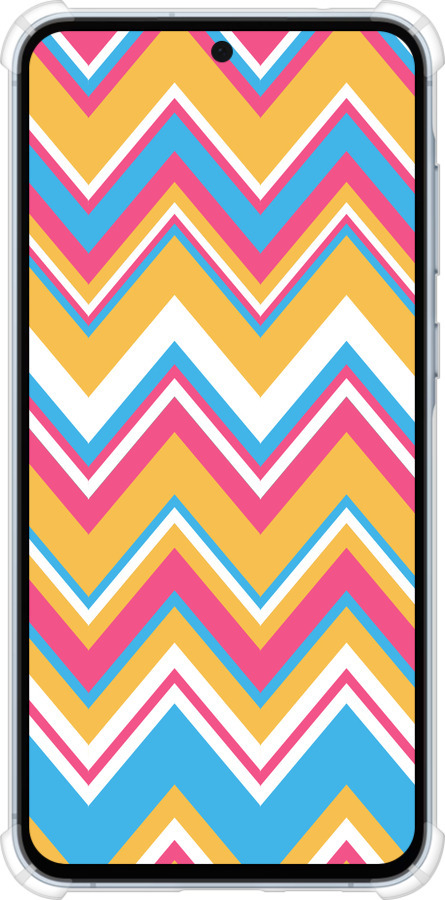 Силіконовий протиударний с посиленими кутами чехол Шеврон v2 для Samsung Galaxy A55 - 1057sp-3617 изображение 