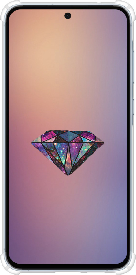 Силіконовий протиударний с посиленими кутами чехол Діамант для Samsung Galaxy A55 - 4352sp-3617 изображение 